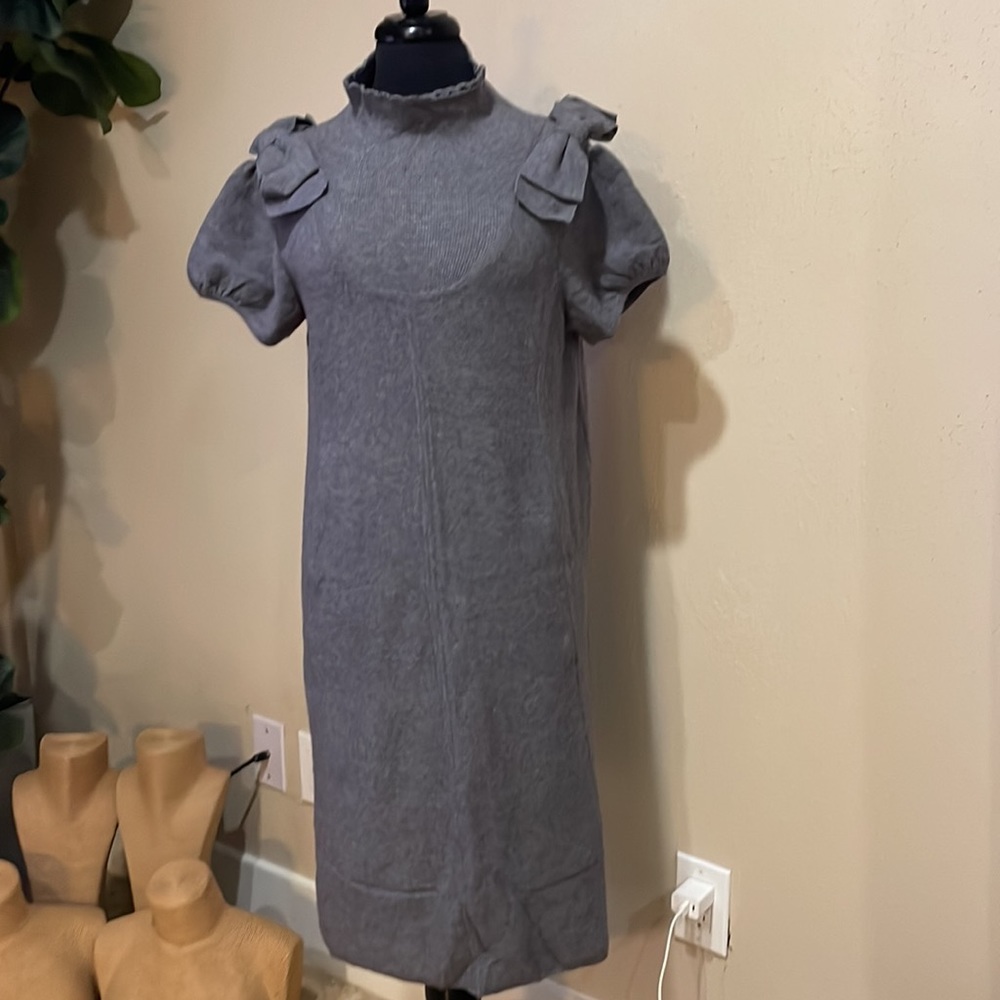 Anthropologie Moth Bow Sweater Dress - L